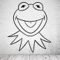 Preview: 46175 Kermit der Frosch - Muppet Show Wandaufkleber
